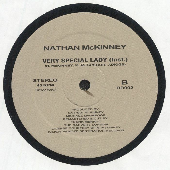 Nathan McKinney – Very Special Lady Pt. II【近日入荷予定】