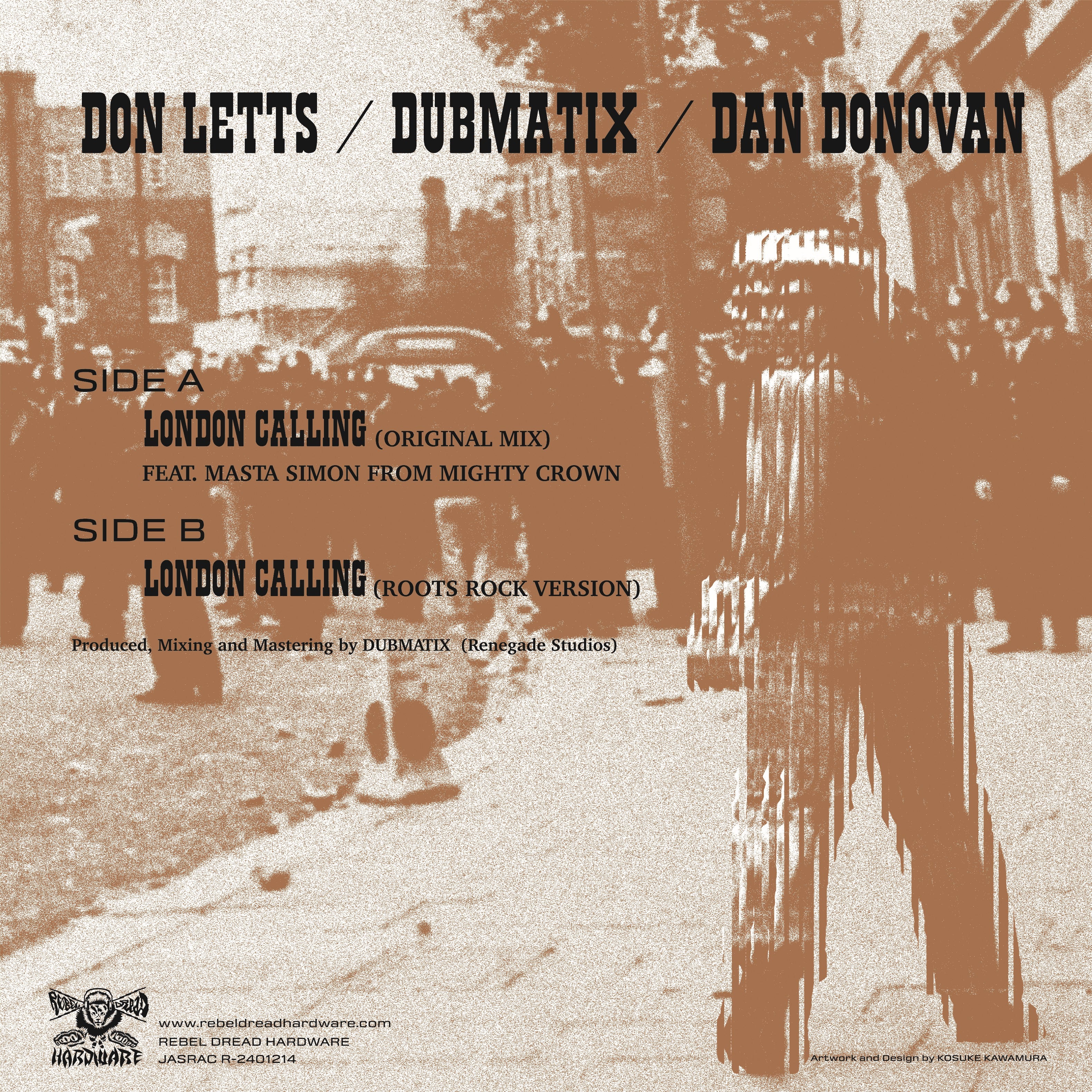 DON LETTS feat. DAN DONOVAN / DUBMATIX / MASTA SIMON - LONDON CALLING