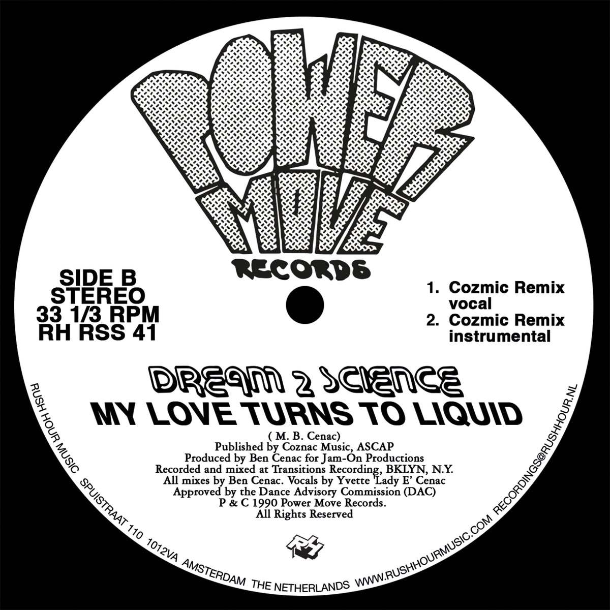 Dream 2 Science – My Love Turns To Liquid【近日入荷予定】