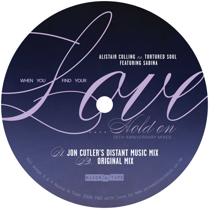 Alistair Colling vs. Tortured Soul featuring Sabina - When You Find Your Love…Hold On 25th Anniversary Mixes
