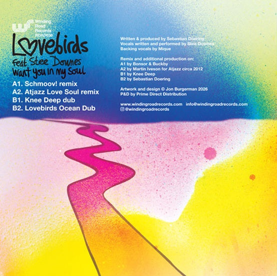 Lovebirds Feat. Stee Downes - I Want You In My Soul (Remixes)【近日入荷予定】