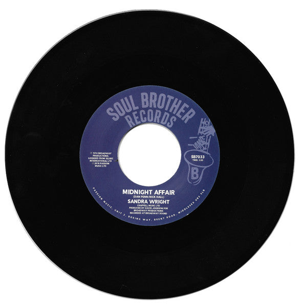 Sandra Wright – Wounded Woman / Midnight Affair【近日入荷予定】