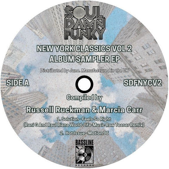 Russell Ruckman, Marcia Carr – Soul Damn Funky Pres: New York Classics Vol 2 Album Sampler