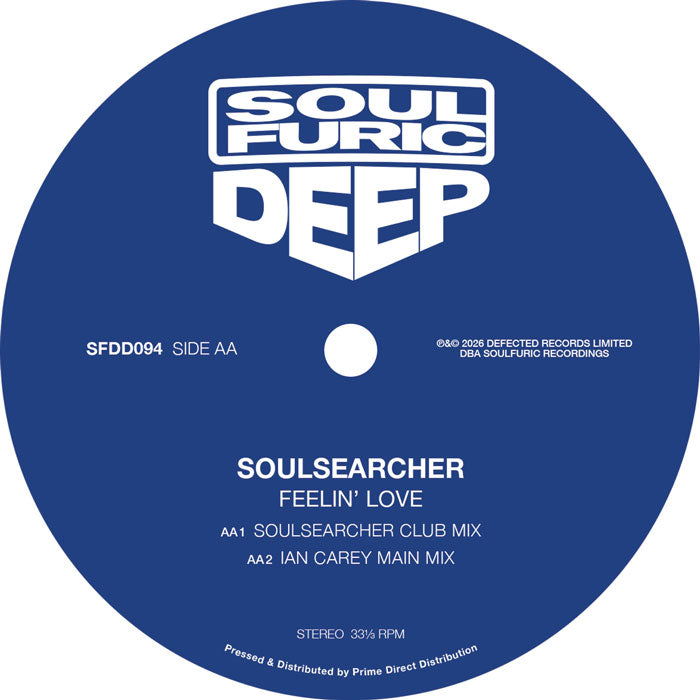 Soulsearcher - Feelin’ Love (inc. Dr.Packer Remix)【9/28入荷予定】