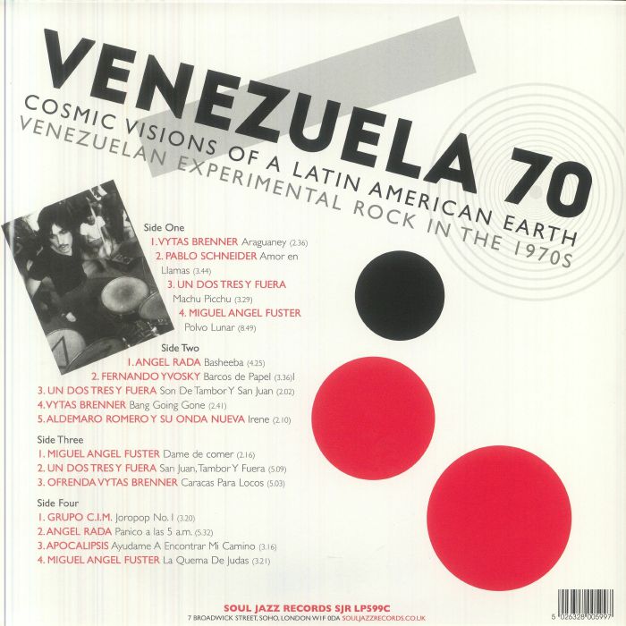 Various (Soul Jazz Records Presents) – Venezuela 70 (Cosmic Visions Of A Latin American Earth: Venezuelan Experimental Rock In The 1970's)