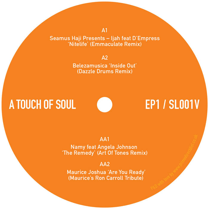 Seamus Haji / Belezamusica / Namy feat Angela Johnson / Maurice Joshua - A Touch Of Soul EP1【近日入荷予定】