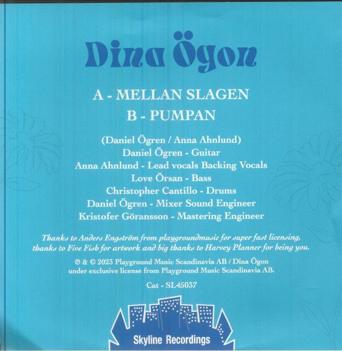 Dina Ögon - Mellan Slage / Pumpan【近日入荷予定】