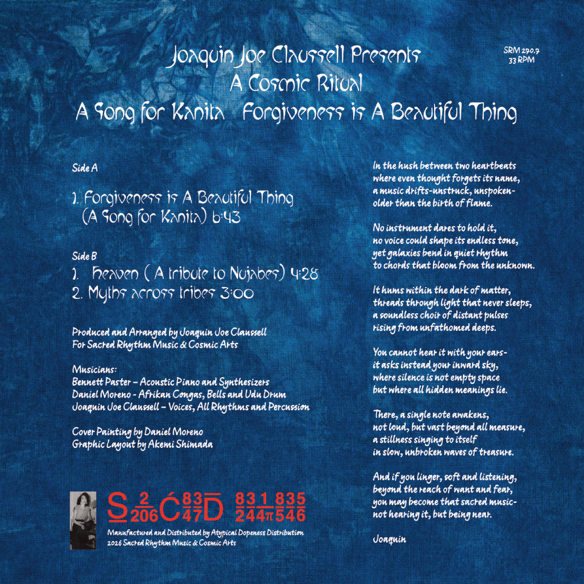 Joaquin Joe Claussell – The Return Of Cosmic Ritual (feat: a Tribute to Nujabes)【近日入荷予定】