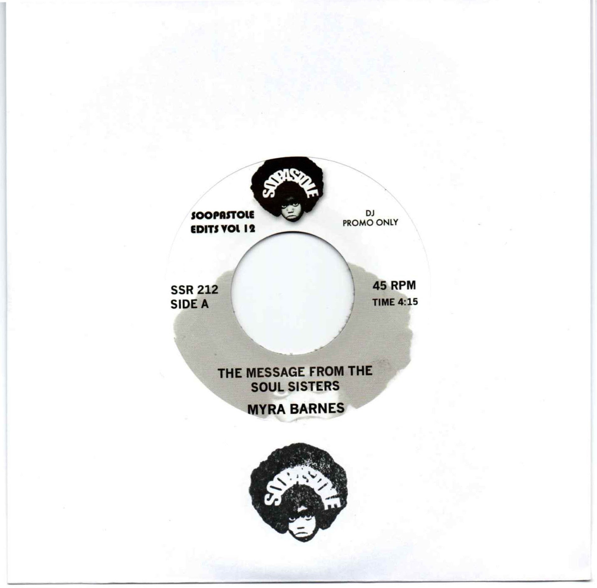 Myra Barnes / Barbara Gwen – The Message From The Soul Sisters / Right On【近日入荷予定】