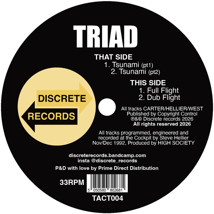 Triad - Tsunami EP【近日入荷予定】