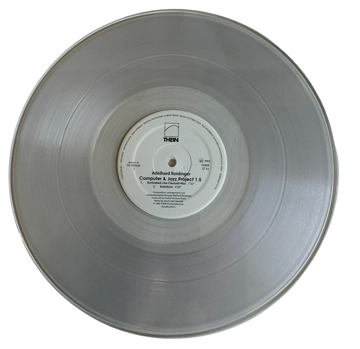 Adelhard Roidinger – Computer & Jazz Project 1.5 (inc. Joe Claussell Mix)【近日入荷予定】