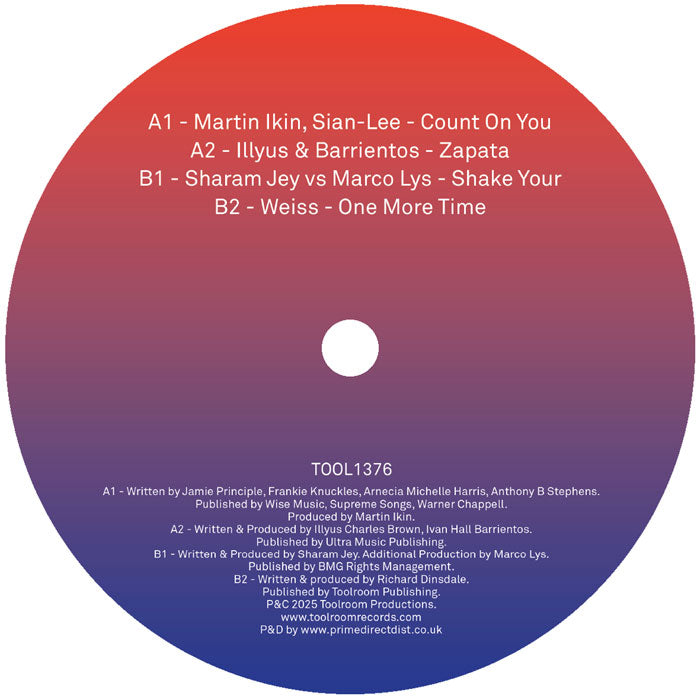 Martin Ikin / Illyus & Barrientos / Weiss / Sharam Jey vs Marco Lys - Toolroom Sampler Vol. 19