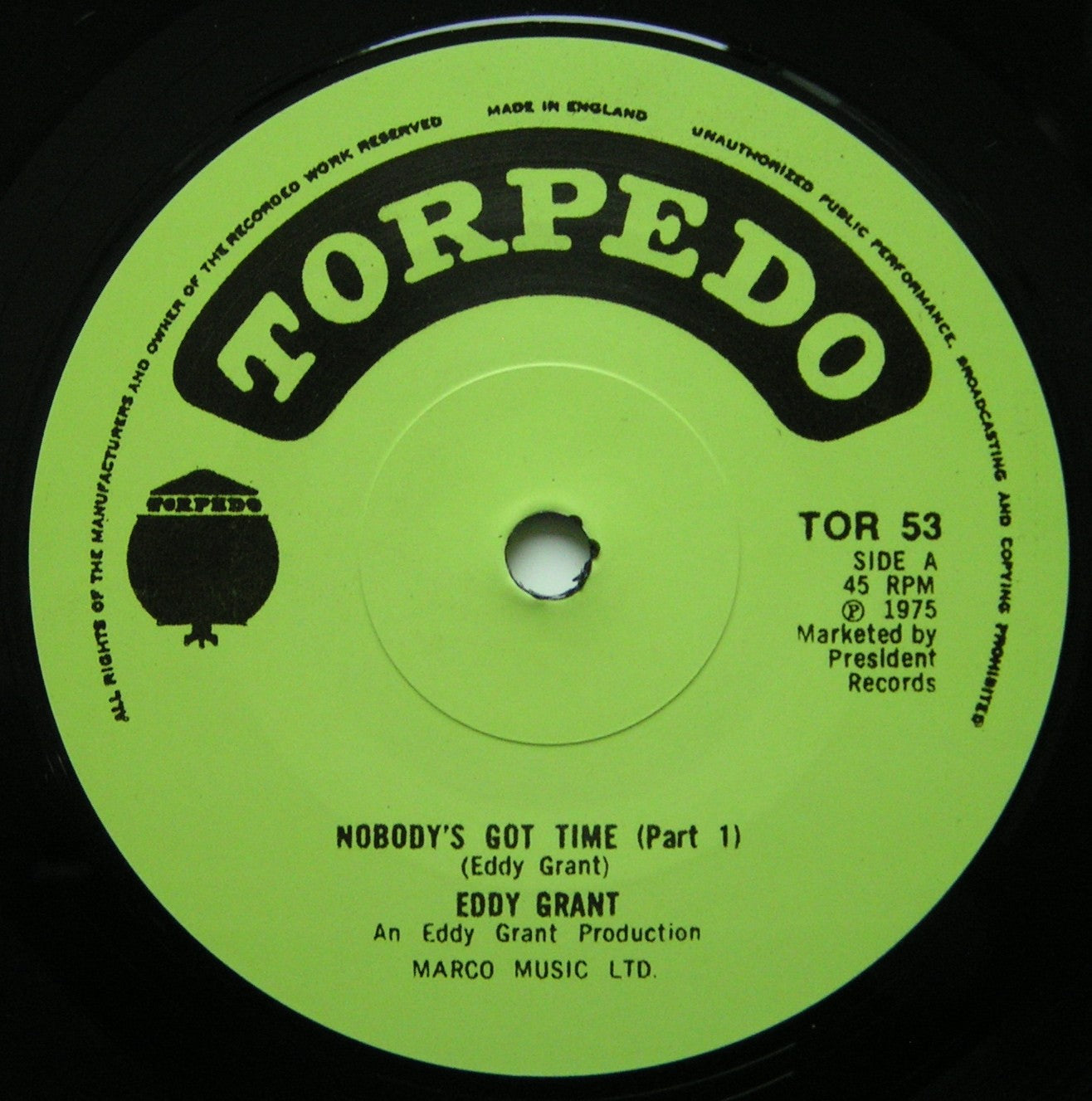 Eddy Grant – Nobody's Got Time【近日入荷予定】