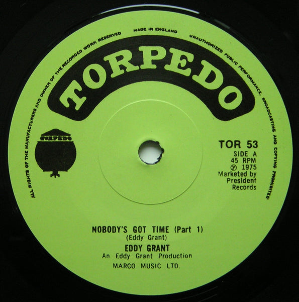 Eddy Grant – Nobody's Got Time【近日入荷予定】