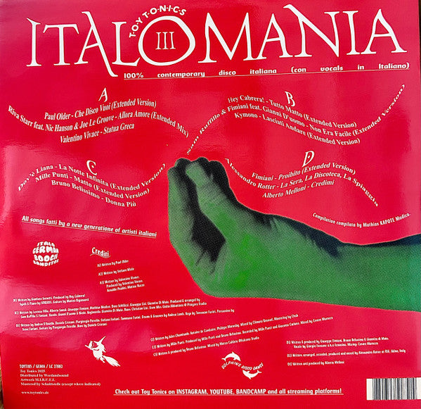 Kapote Presents Toy Tonics – Italomania III (The New Wave Of Italian Disco)