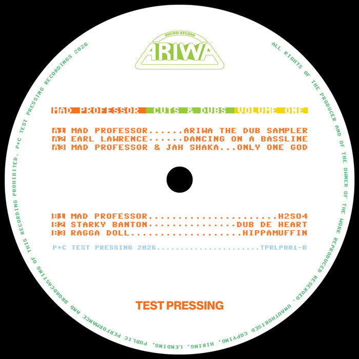Mad Professor - Cuts & Dubs Volume One【近日入荷予定】