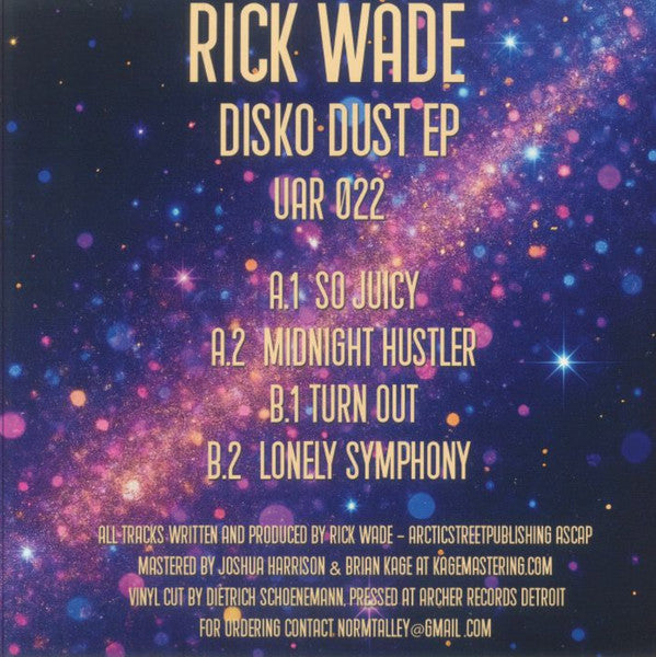 Rick Wade – Disko Dust EP