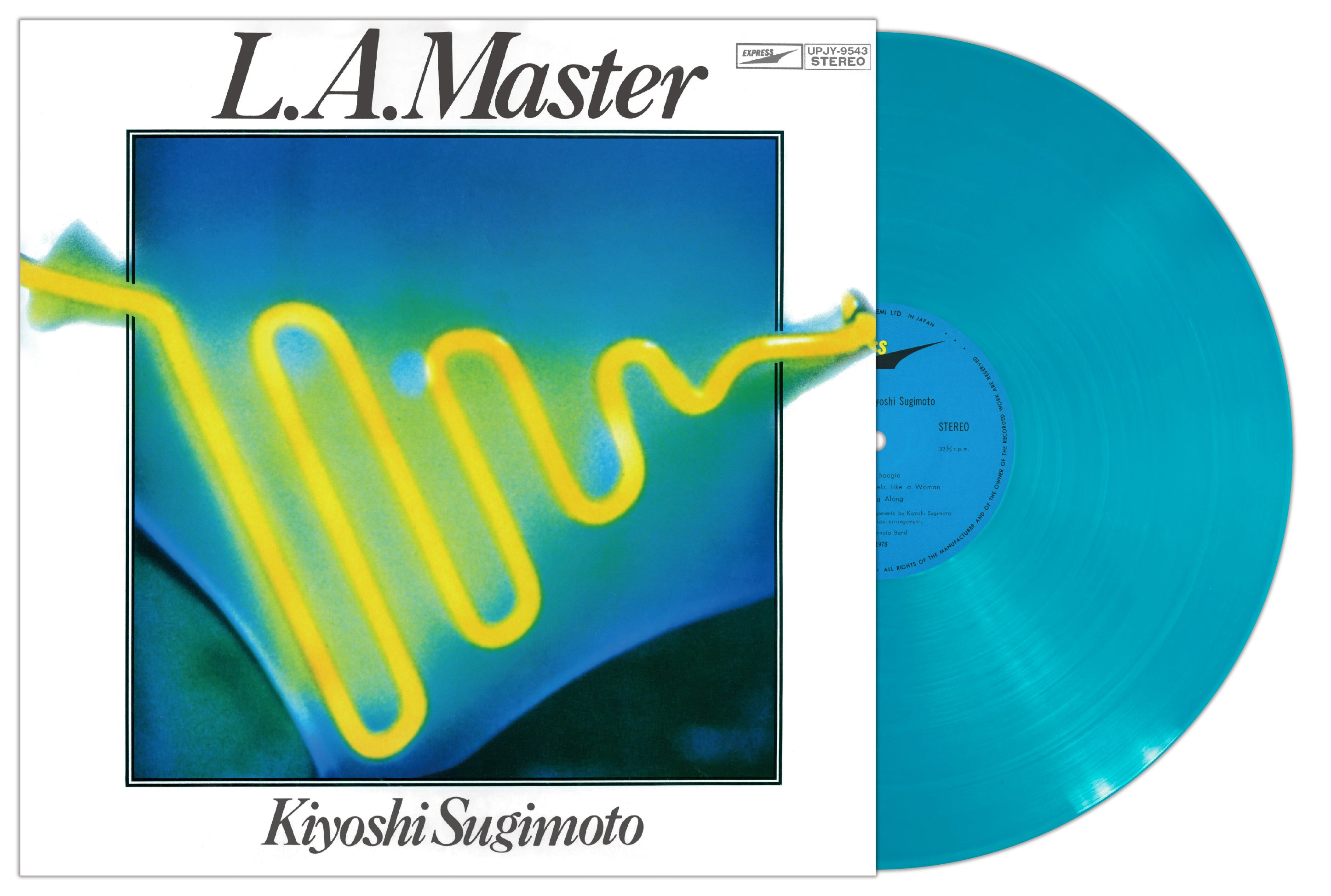 杉本喜代志 (Kiyoshi Sugimoto) - L.A.MASTER [クリア・スカイブルー・ヴァイナル]【6/24発売予定】