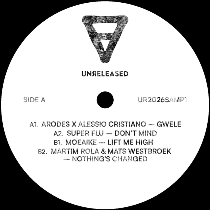 Arodes & Alessio Cristiano / Super Flu / Moeaike - Unreleased Records Vinyl Sampler【近日入荷予定】