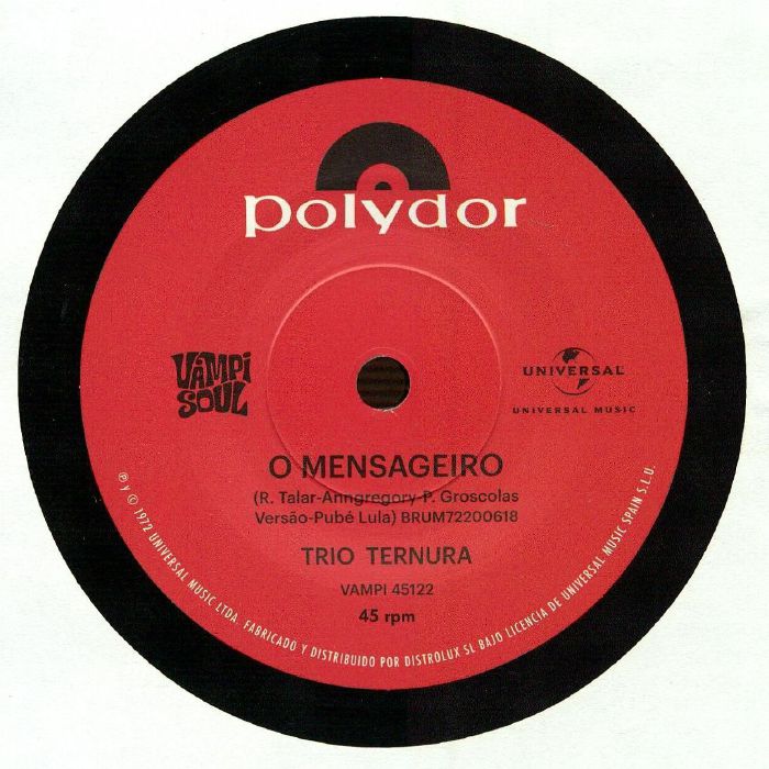 Trio Ternura – O Mensageiro / Razão De Ser【近日入荷予定】