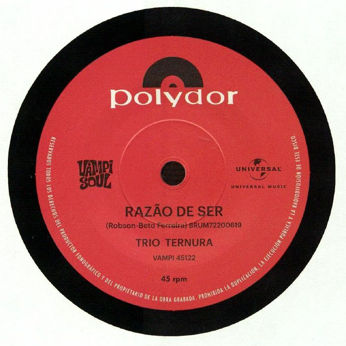 Trio Ternura – O Mensageiro / Razão De Ser【近日入荷予定】