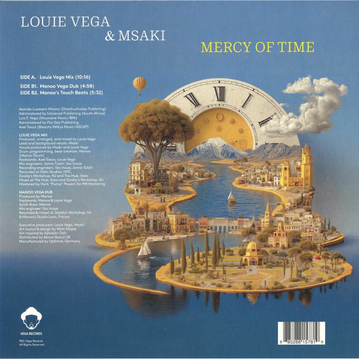Louie Vega & Msaki – Mercy Of Time【近日入荷予定】