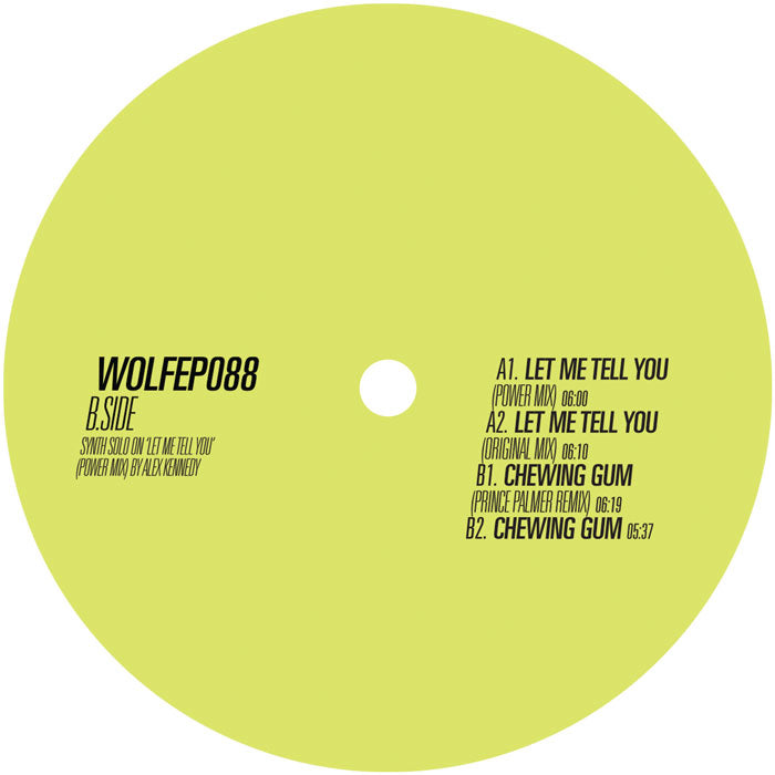 DJ Soch - Let Me Tell You EP【近日入荷予定】