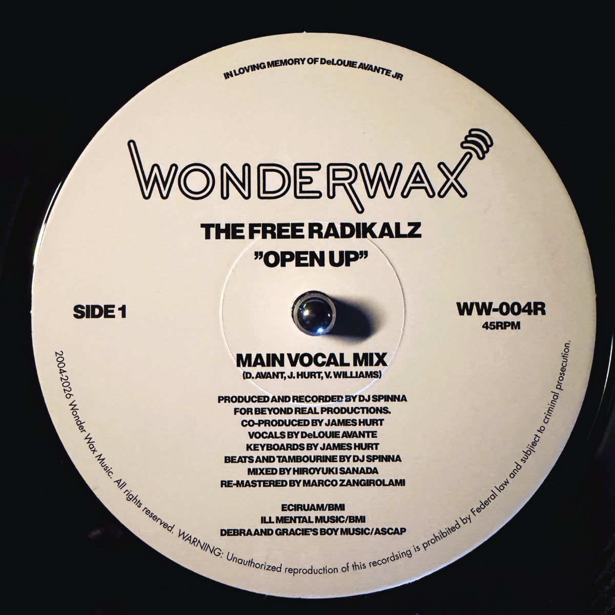The Free Radikalz – Open Up【近日入荷予定】