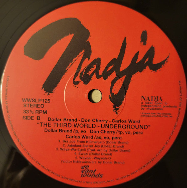 Dollar Brand / Don Cherry / Carlos Ward – The Third World-Underground