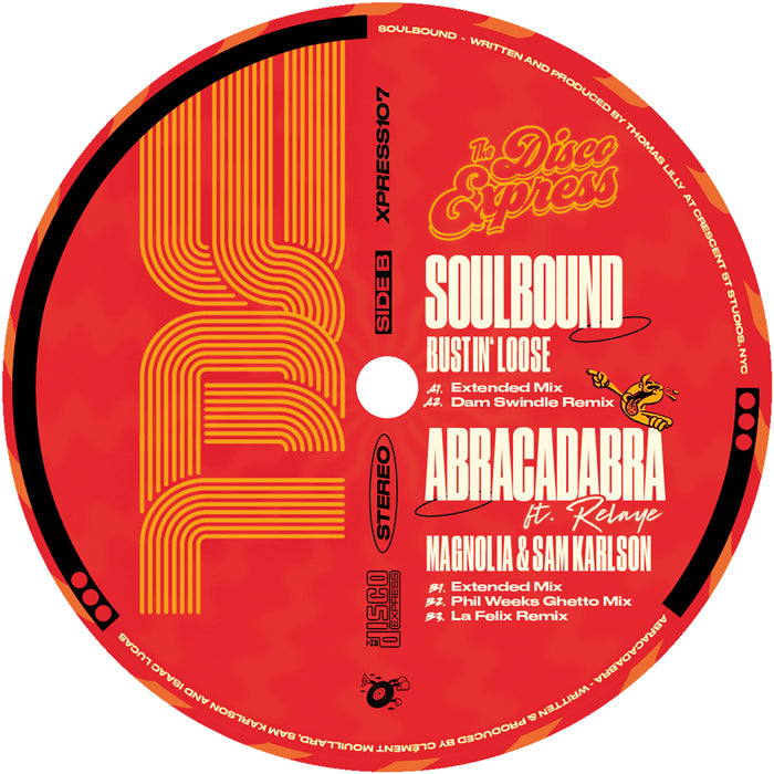 Bustin' Loose / Dam Swindle / Magnolia / Sam Karlson / Relaye / Phil Weeks / La Felix - XPRESS Singles Vol.1 : Soulbound / Abracadabra【近日入荷予定】