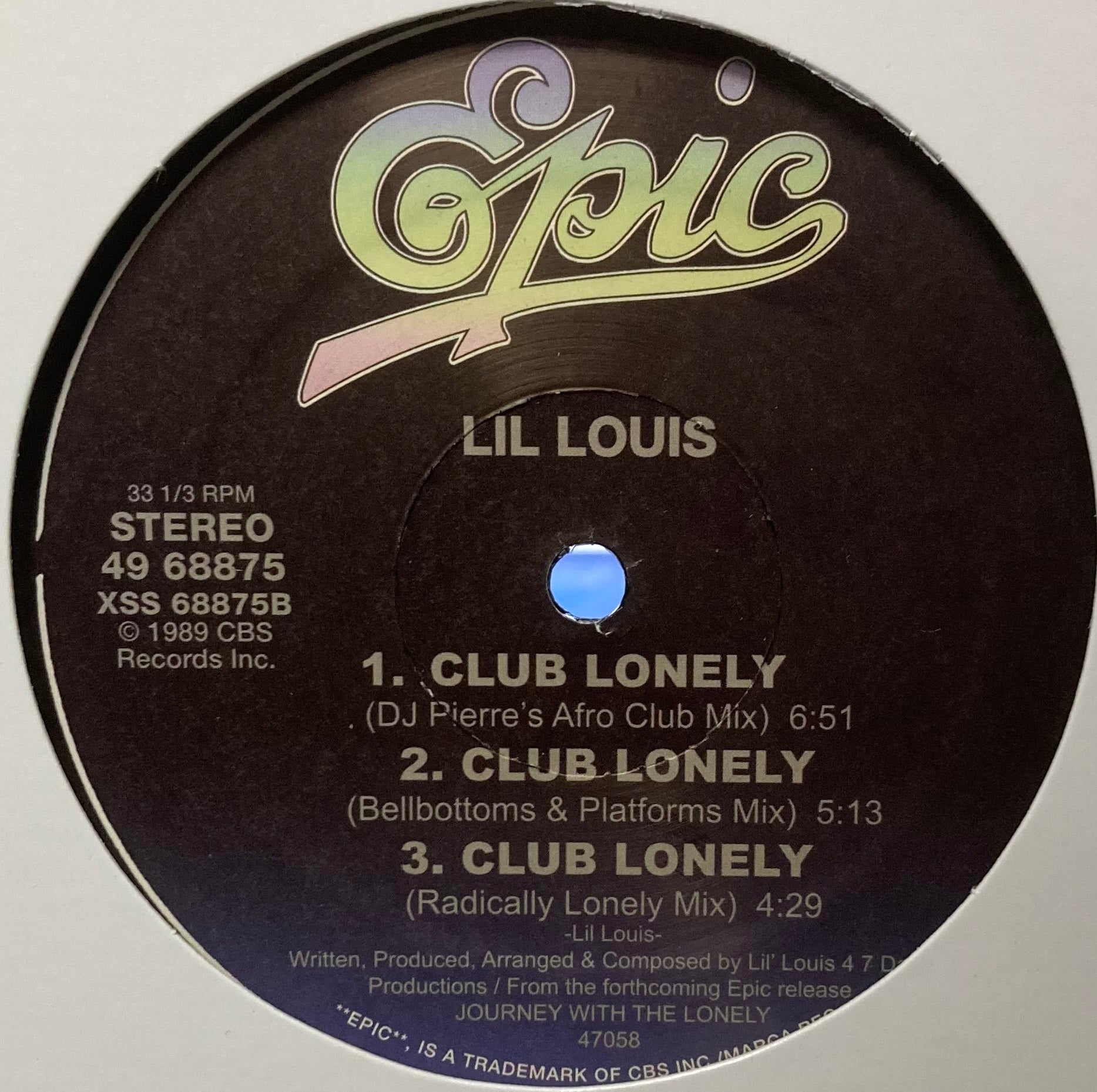 Lil' Louis – Club Lonely