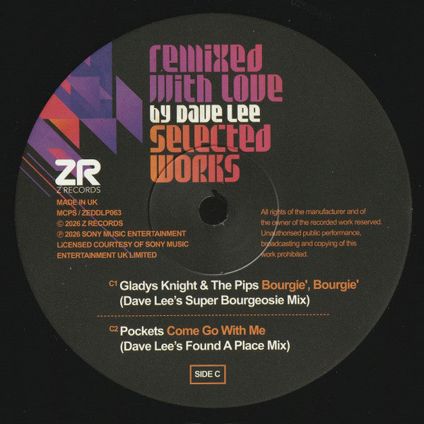 Dave Lee / Various – Remixed With Love By Dave Lee (Selected Works)【近日入荷予定】