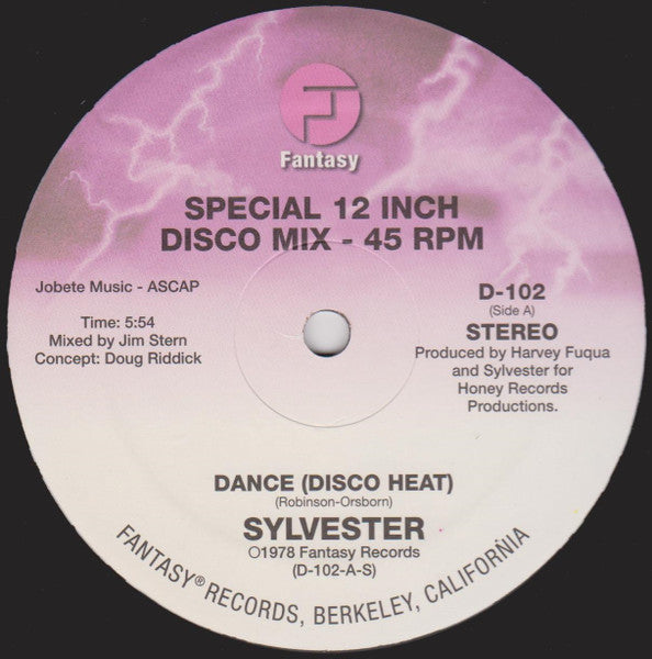 Sylvester - Dance (Disco Heat) / You Make Me Feel (Mighty Real)