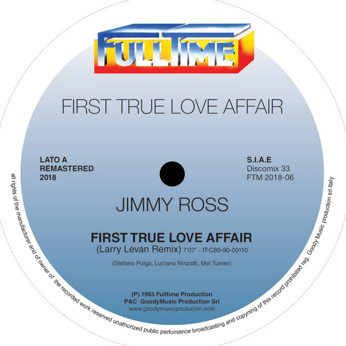 Jimmy Ross – First True Love Affair (Larry Levan Remix)