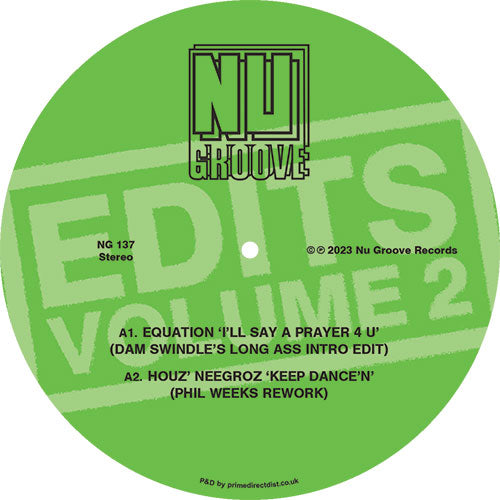 Various – Nu Groove Edits Volume 2