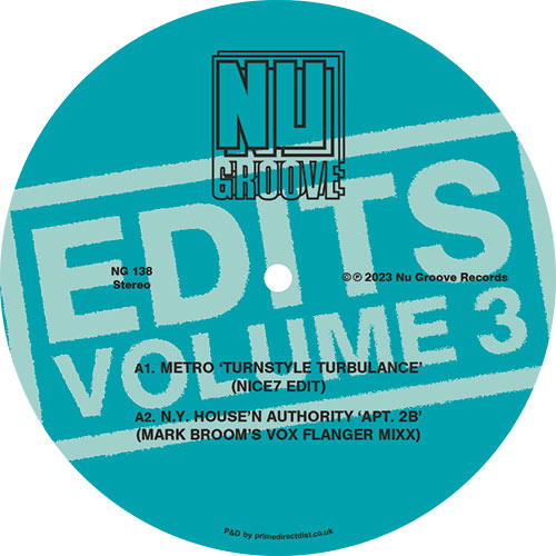 Various – Nu Groove Edits Volume 3