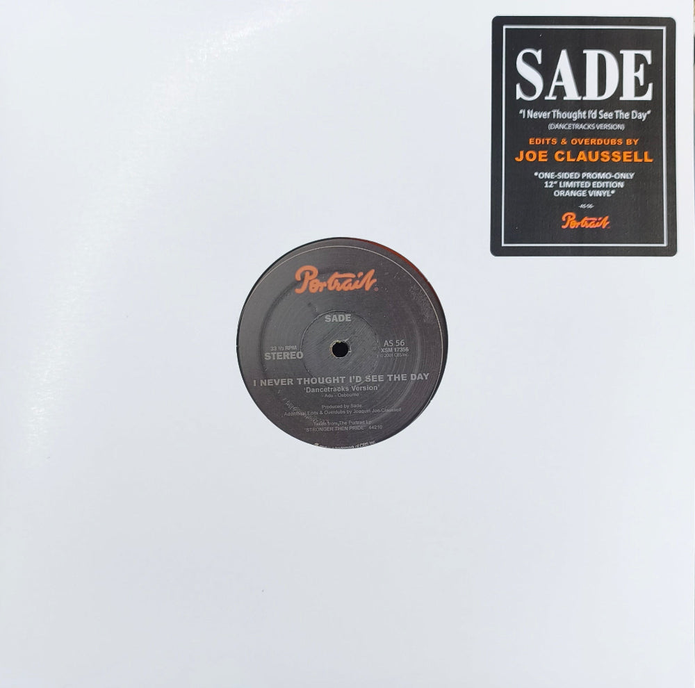 Sade – I Never Thought I'd See The Day (Joe Claussell Remix)