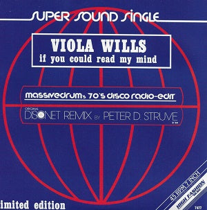VIOLA WILLS / IF YOU COULD READ MY MIND(MASSIVEDRUM'S 70'S DISCO EDIT)(7 inch)
