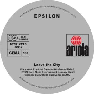 EPSILON / LEAVE THE CITY  /  WAKE UP