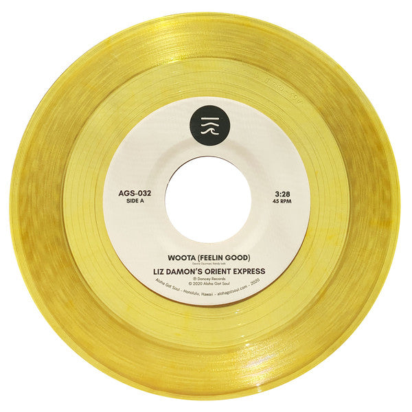 LIZ DAMON'S ORIENT EXPRESS / WOOTA (FEELIN GOOD) (CLEAR YELLOW VINYL) (7 inch)