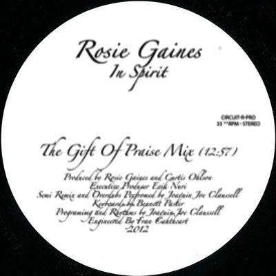 ROSIE GAINES / IN SPIRIT - JOAQUIN JOE CLAUSSELL EDITS