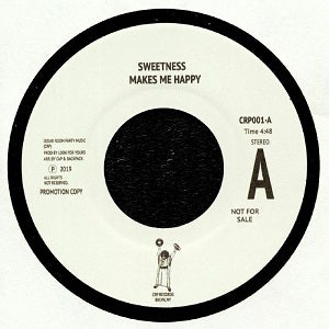 CEDAR ROOM PARTY / SWEETNESS MAKES ME HAPPY / 100% FANTACY (7 inch)