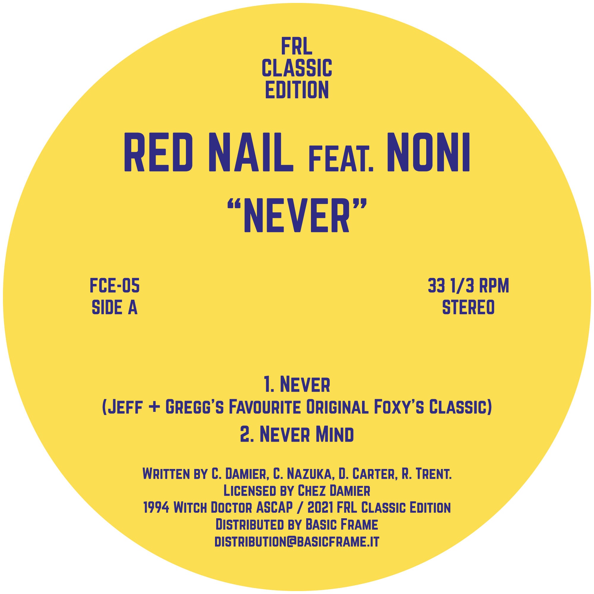RED NAIL FEAT. NONI / NEVER