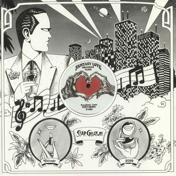 BORDEAUX / PARADISE IN LOVE (inc. KON REMIX)