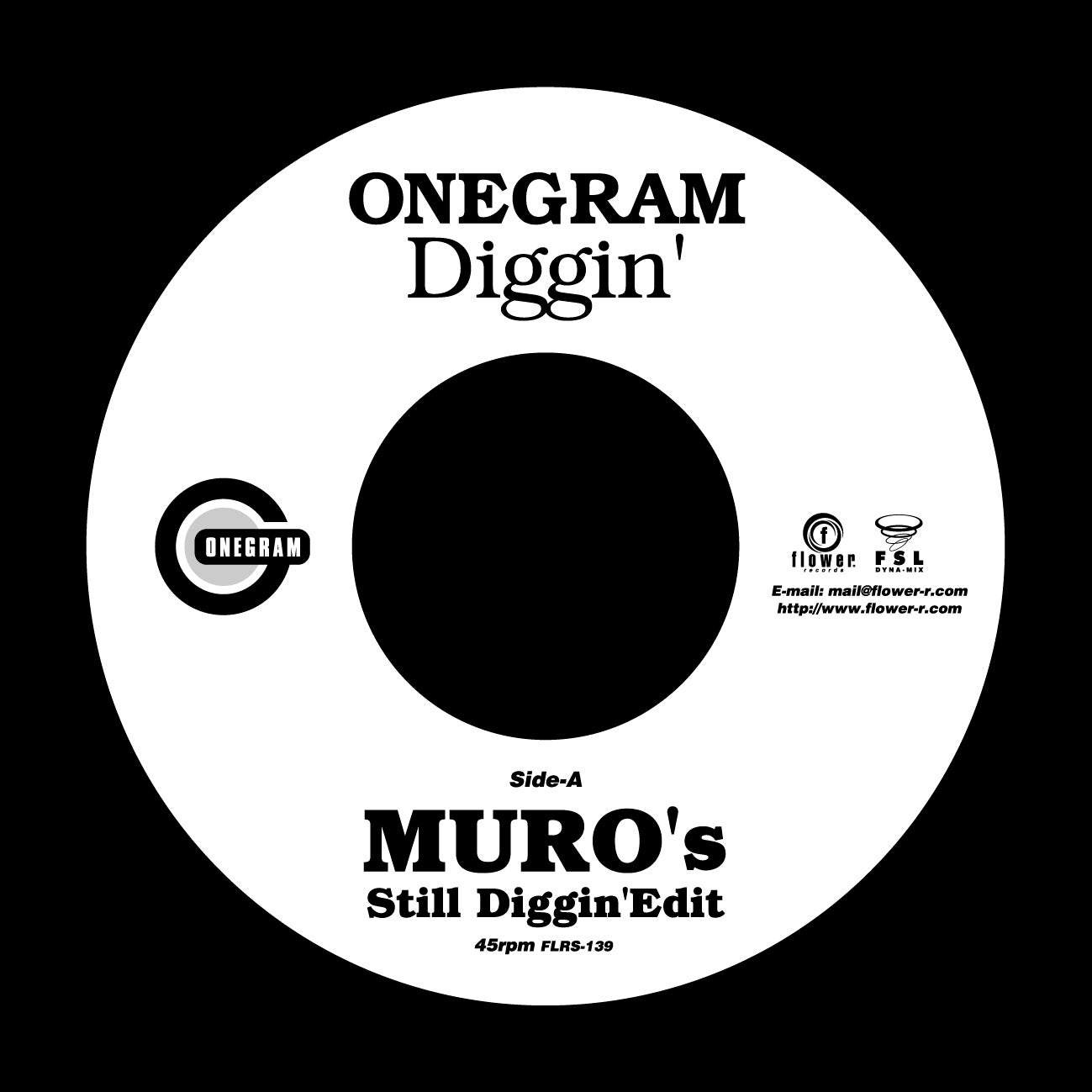 ONEGRAM / DIGGIN'(MURO'S STIIL DIGGIN' EDIT) (7 inch) -RSD LIMITED-