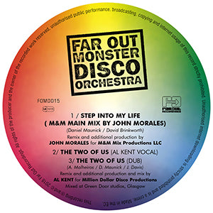 FAR OUT MONSTER DISCO ORCHESTRA / STEP INTO MY LIFE - M&M MAIN MIX BY JOHN MORALES