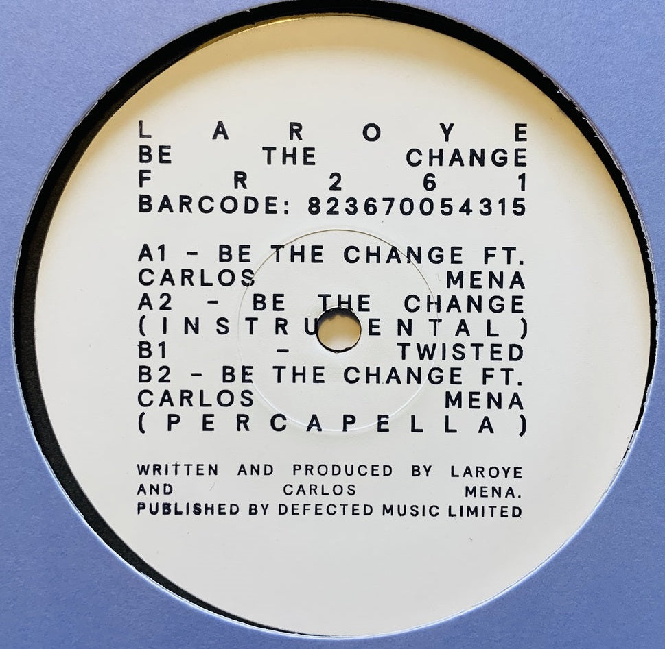 LAROYE / BE THE CHANGE EP