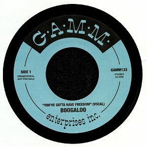 BOOGALOO / YOU GOTTA HAVE FREEDOM (7 inch)