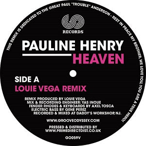 PAULINE HENRY / HEAVEN - LOUIE VEGA / DJ SPEN &amp; REEL SOUL REMIXES