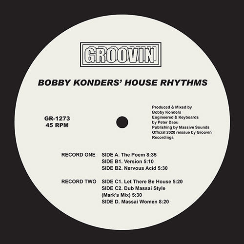 BOBBY KONDERS / HOUSE RHYTHMS (2LP)